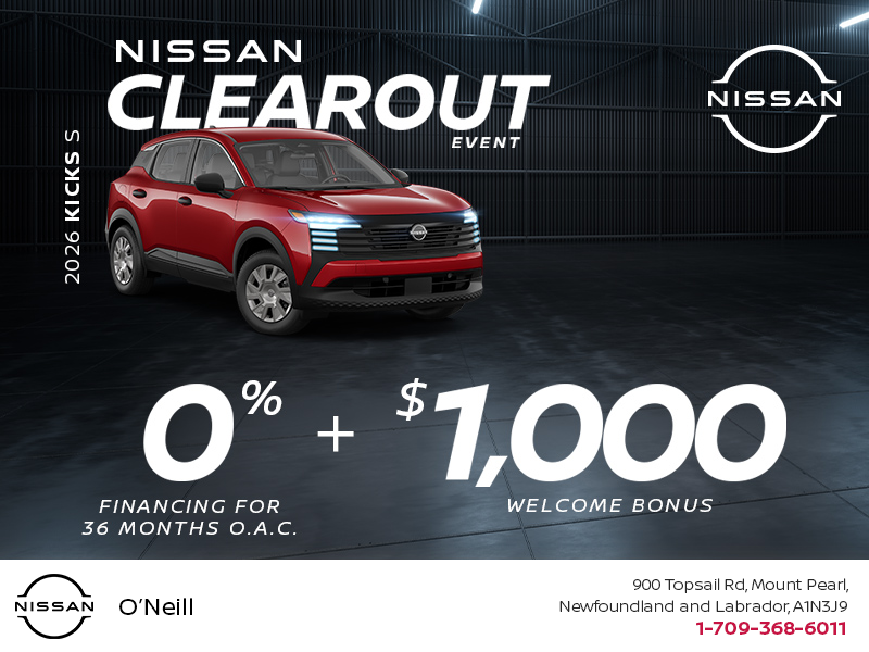 Get the 2026 Nissan Kicks S Today!