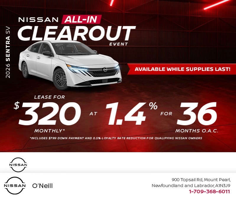 Get the 2026 Nissan Sentra SV Today!