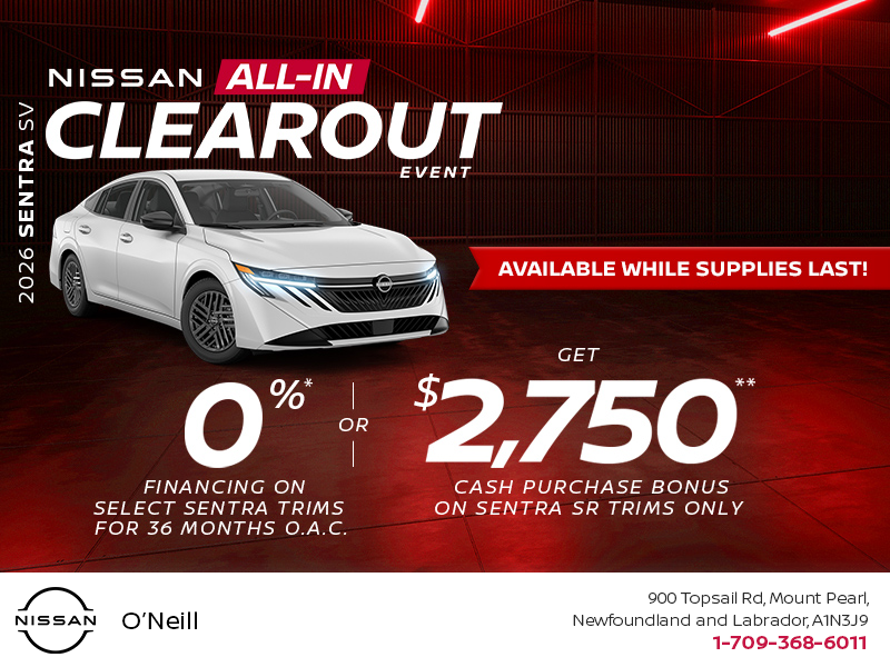 Finance the 2026 Nissan Sentra SV Today!