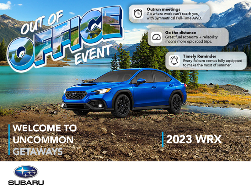 Subaru's Monthly Sales Event | Scarboro Subaru in Scarborough