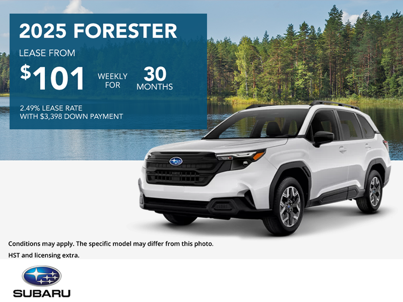 Get the 2025 Subaru Forester Today!