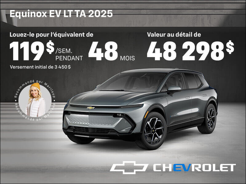 Procurez-vous le Chevrolet Equinox EV 2025