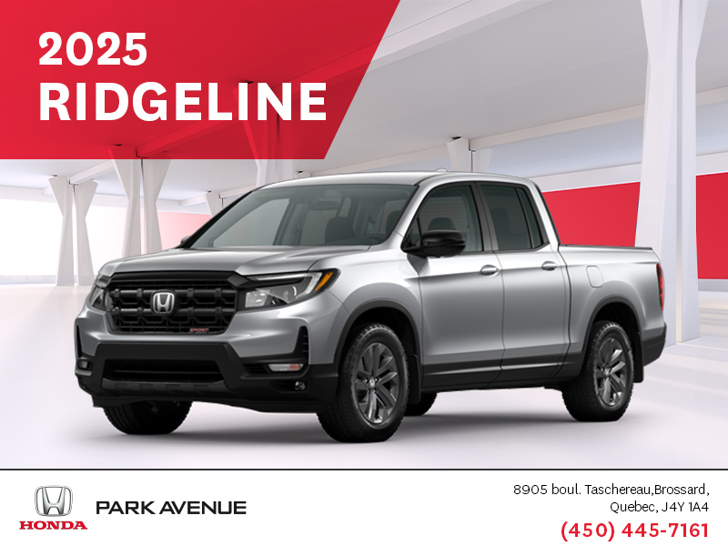 Get the 2025 Honda Ridgeline!