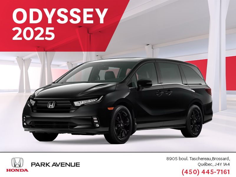 Obtenez le Honda Odyssey 2025 !