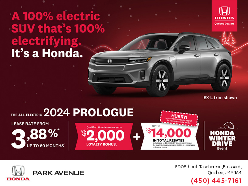 Get the 2024 Honda Prologue!