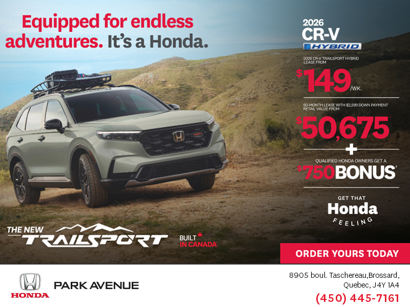 Get the 2026 Honda CR-V Hybrid!