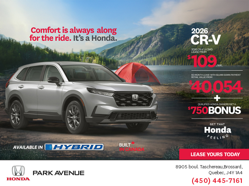 Get the 2026 Honda CR-V!