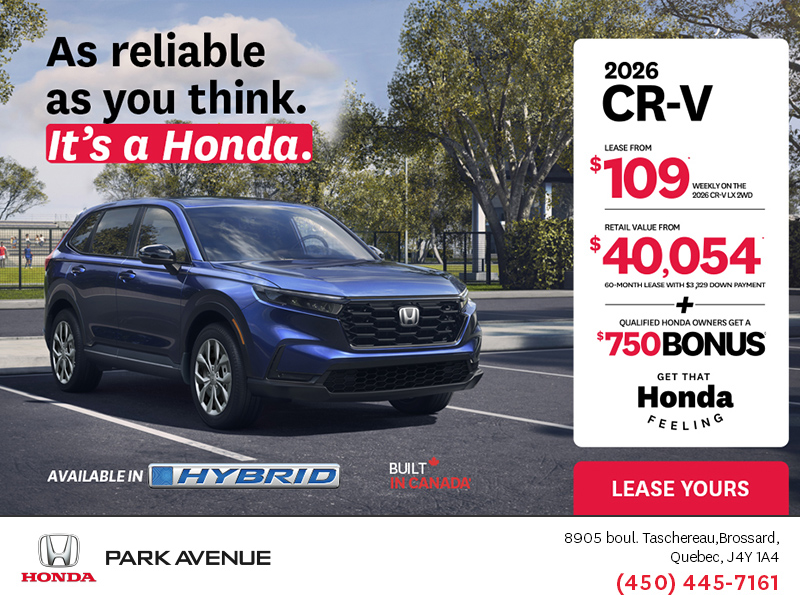 Get the 2026 Honda CR-V!