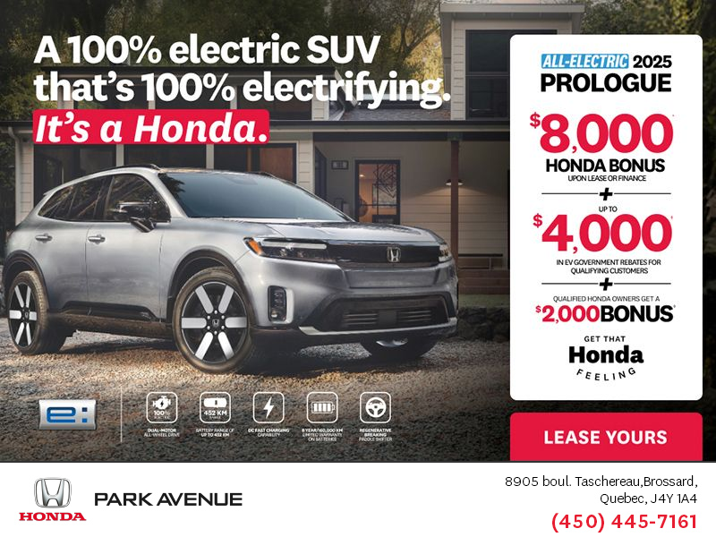 Get the 2025 Honda Prologue!