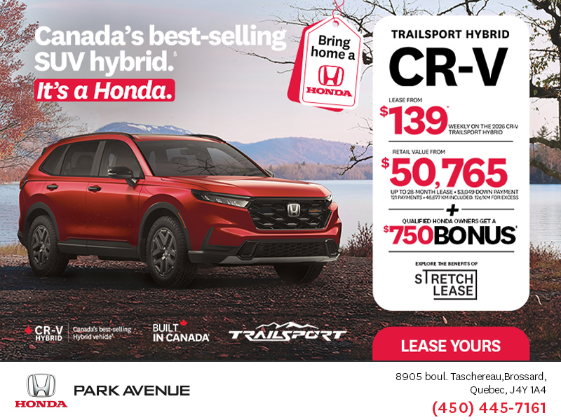 Get the 2026 Honda CR-V Hybrid!