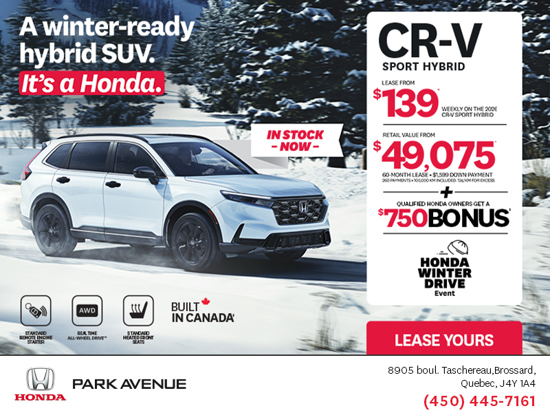 Get the 2026 Honda CR-V Hybrid!