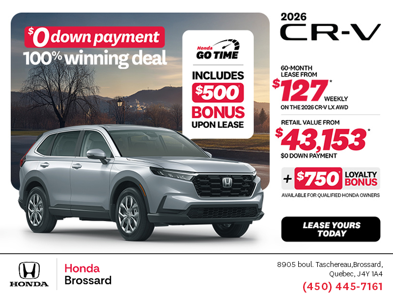 Get the 2026 Honda CR-V!