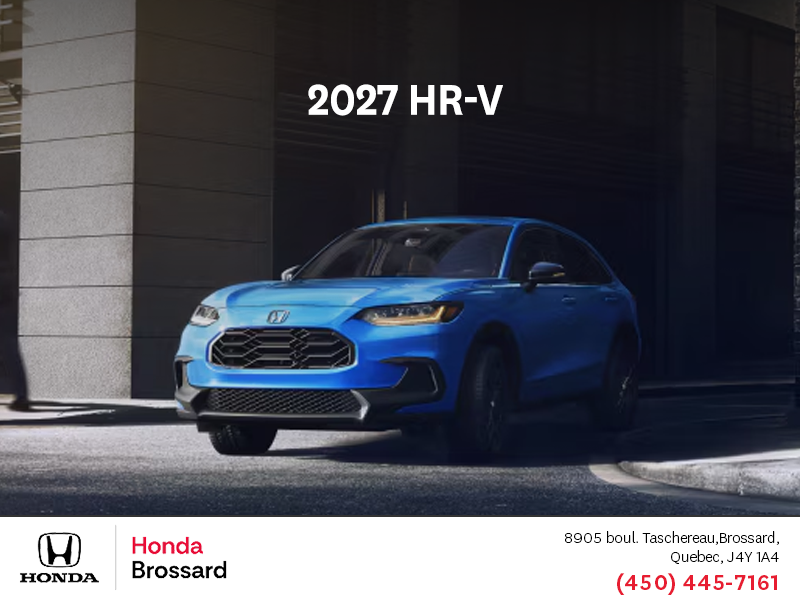 Get the 2027 Honda HR-V!