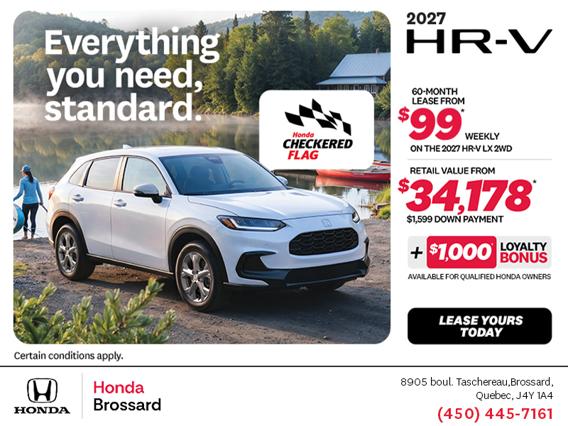 Get the 2027 Honda HR-V!