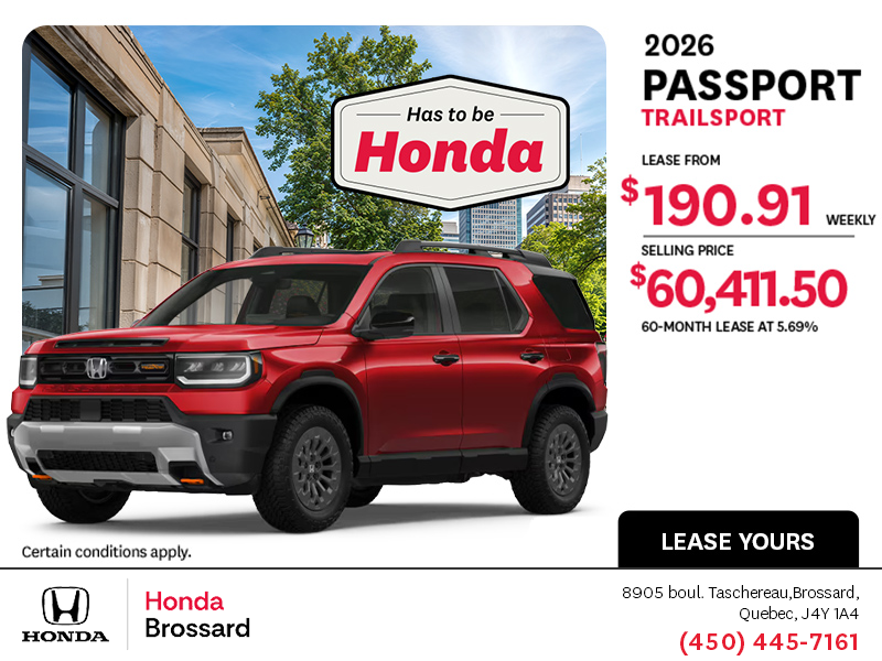 2026 Honda Passport