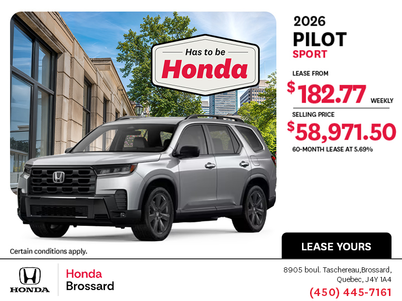 2026 Honda Pilot
