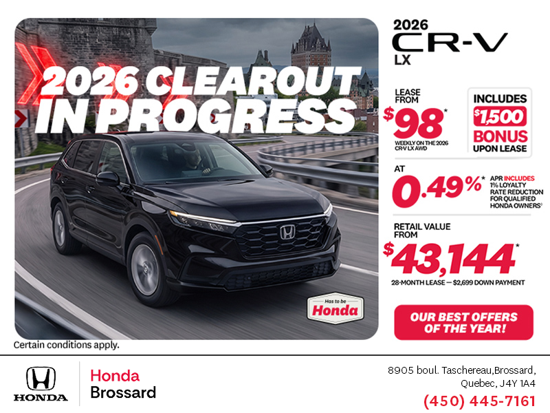 Get the 2026 Honda CR-V!