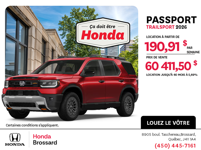 Honda Passport 2026