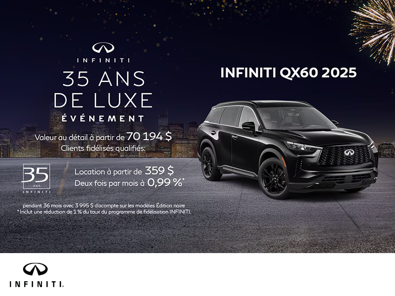 L'événement mensuel INFINITI