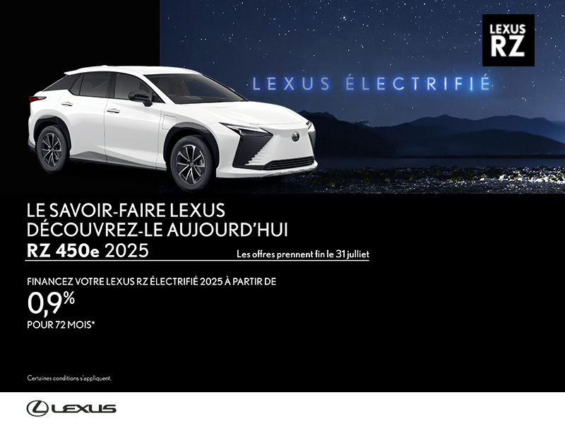 Lexus RZ 450 2025