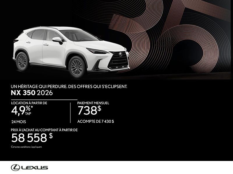Lexus NX 350 2026