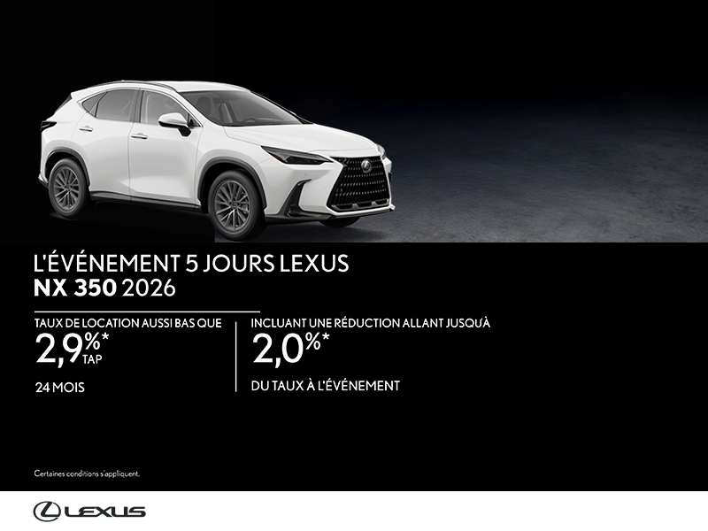 Lexus NX 350 2026