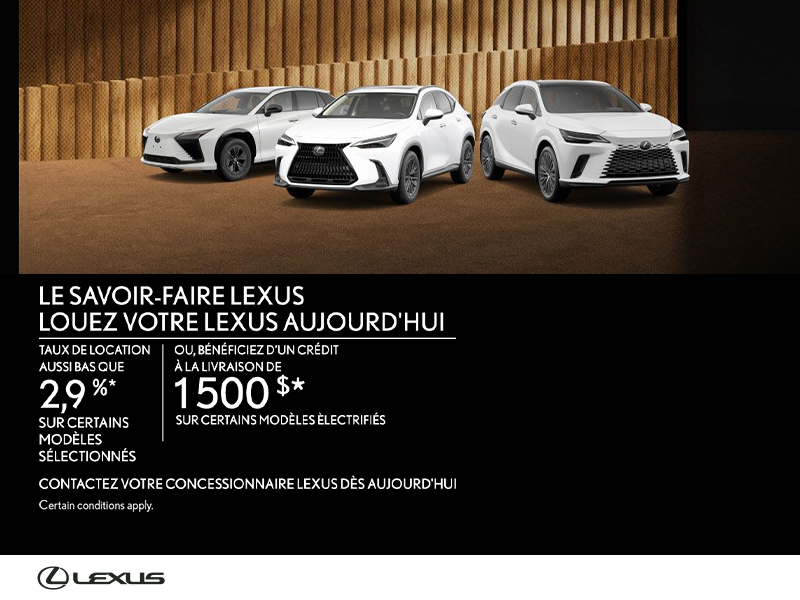 Événement du mois Lexus