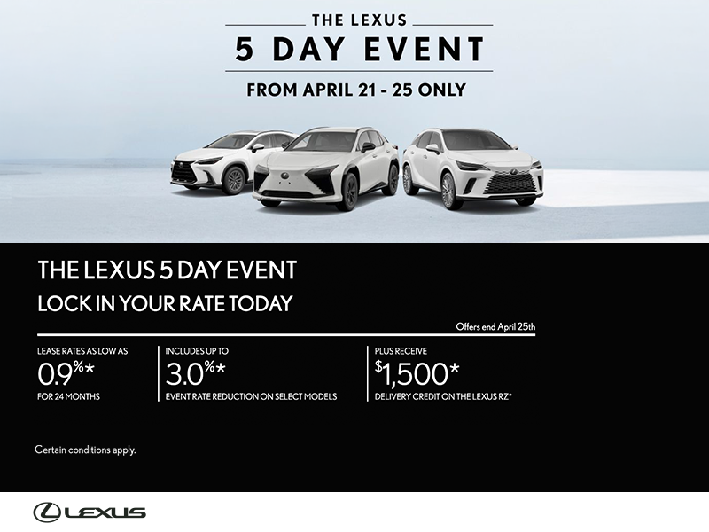 Lexus Monthly Event