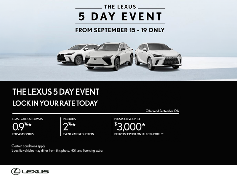 Lexus Monthly Event