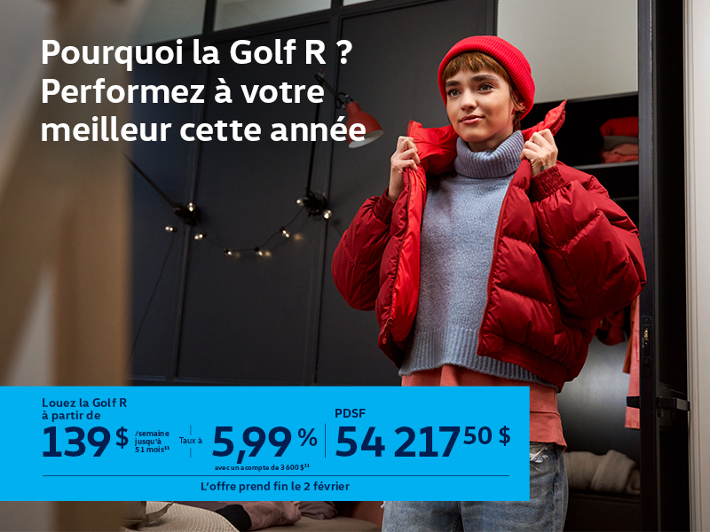 Procurez-vous la Volkswagen Golf R 2026