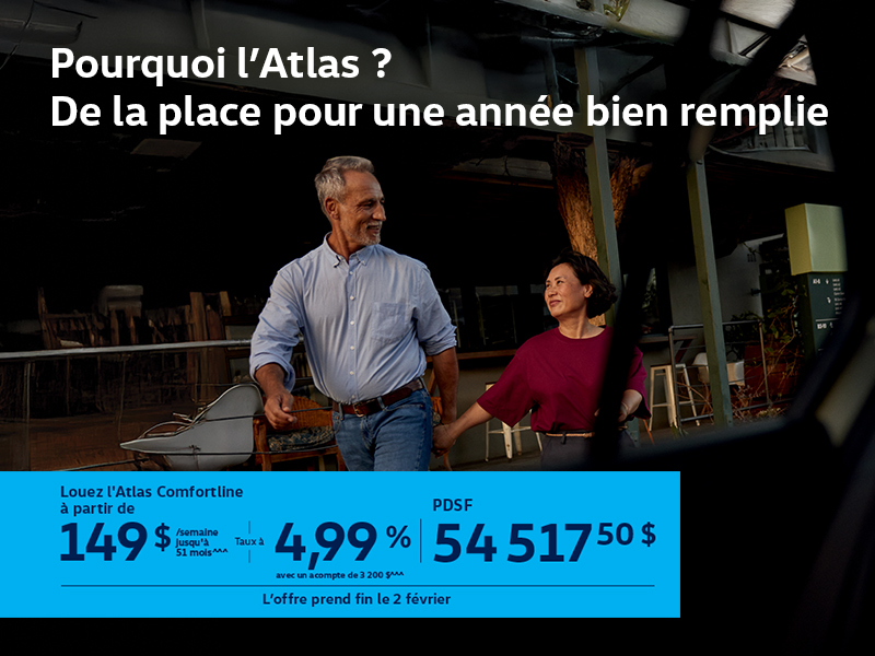 Procurez-vous le Volkswagen Atlas 2026