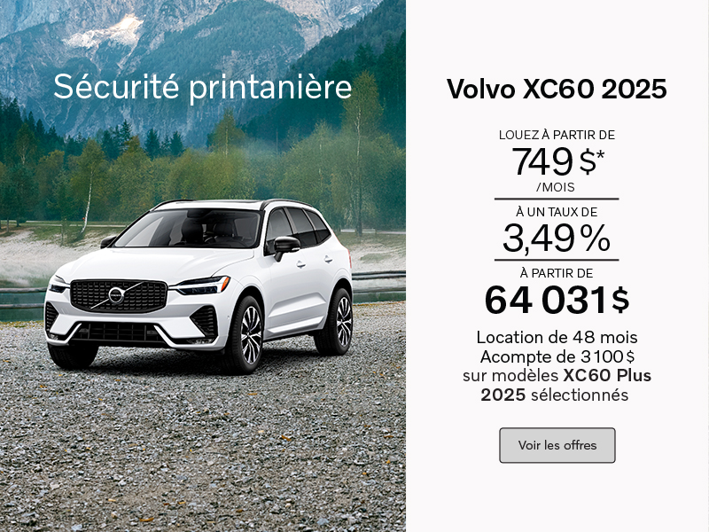 Le Volvo XC60 2025