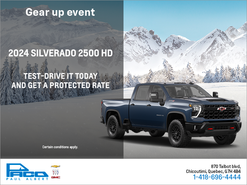 Get the 2024 Chevrolet Silverado HD