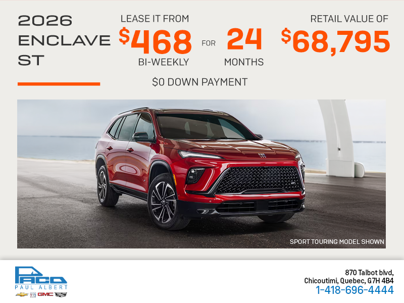 2026 Buick Enclave
