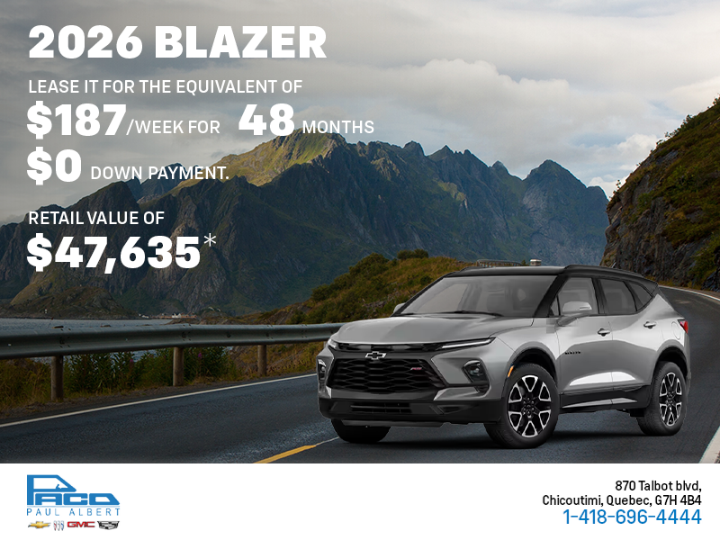 2026 Chevrolet Blazer