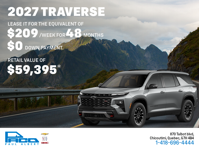 2027 Chevrolet Traverse