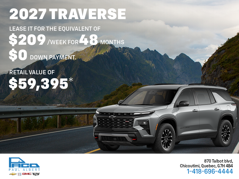 2027 Chevrolet Traverse