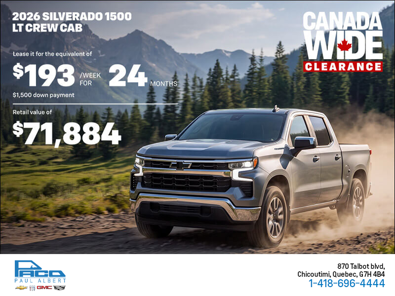 The 2026 Chevrolet Silverado 1500 LT