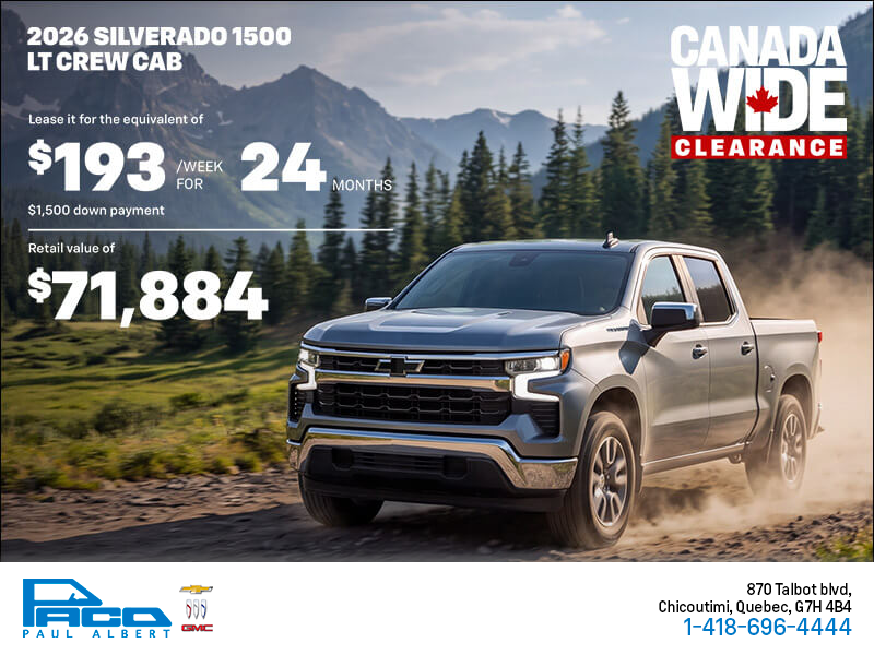 The 2026 Chevrolet Silverado 1500 LT