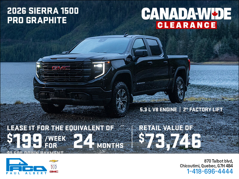 The 2026 GMC Sierra 1500 Pro Graphite Crew Cab