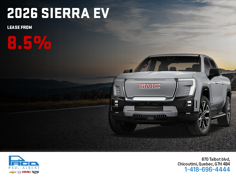 The 2026 GMC Sierra EV