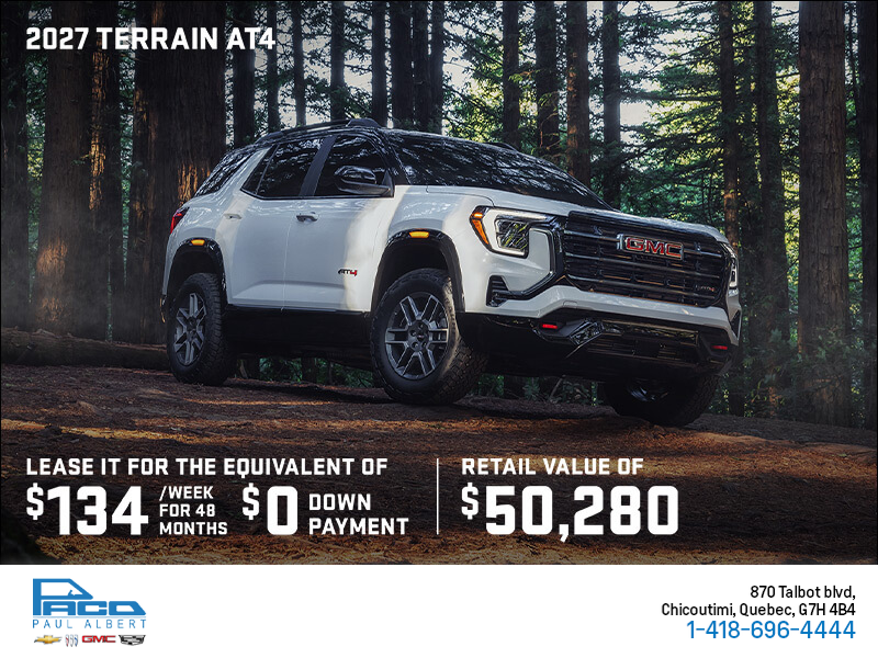 The 2027 GMC Terrain AT4