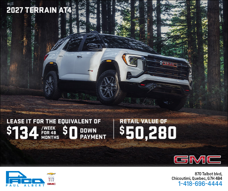The 2027 GMC Terrain AT4