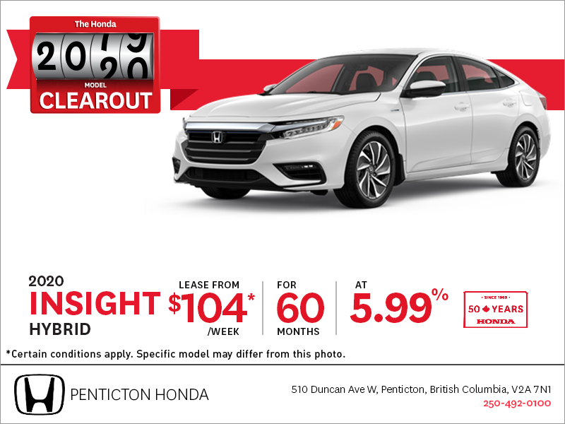 Lease the 2020 Honda Insight!