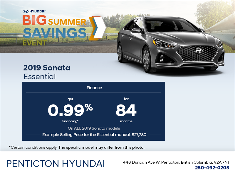 Finance the 2019 Sonata!