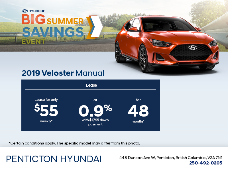Lease the 2019 Veloster!