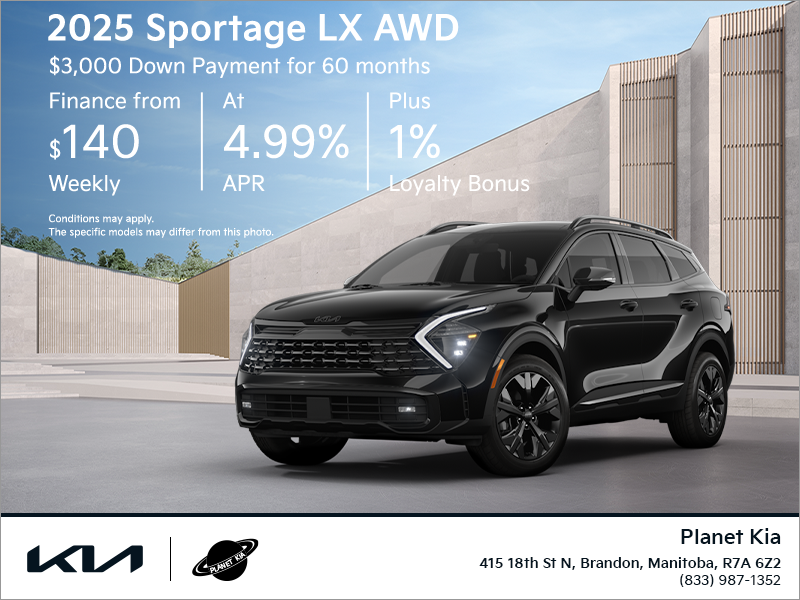 Get the 2025 Kia Sportage!