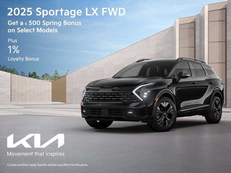 Get the 2025 Kia Sportage!