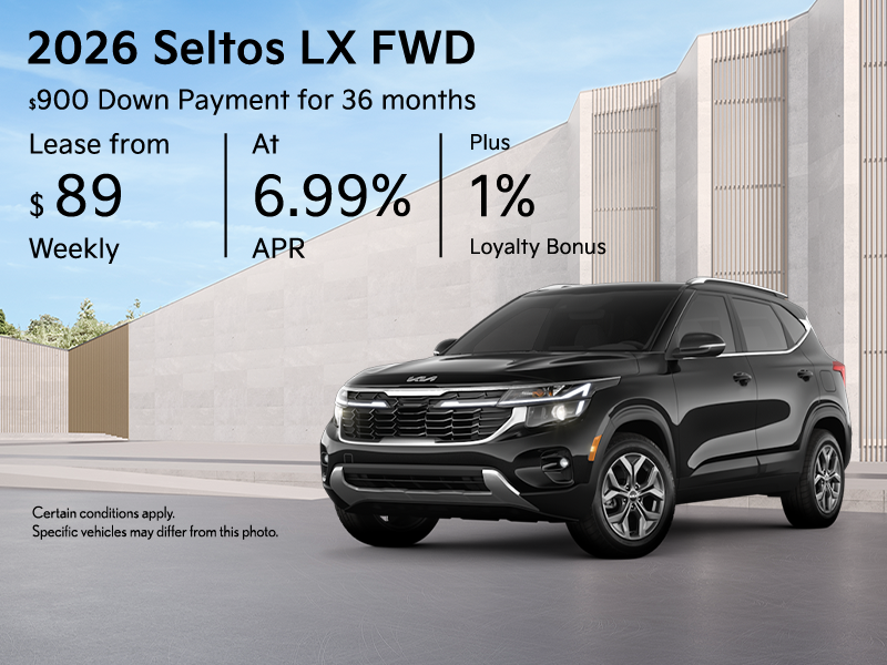 Get the 2026 Kia Seltos!