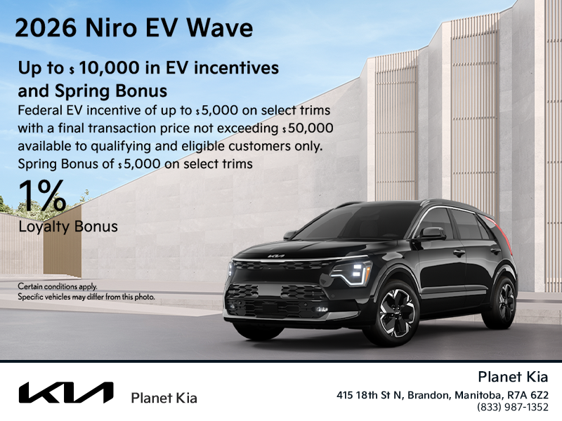 Get the 2026 Kia Niro EV Wave!